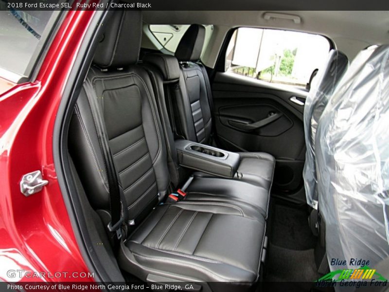 Ruby Red / Charcoal Black 2018 Ford Escape SEL