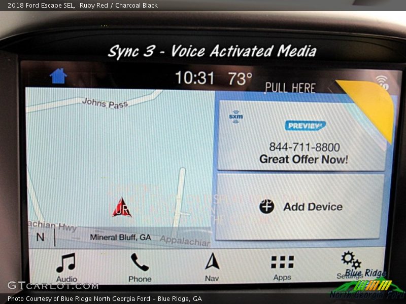 Ruby Red / Charcoal Black 2018 Ford Escape SEL