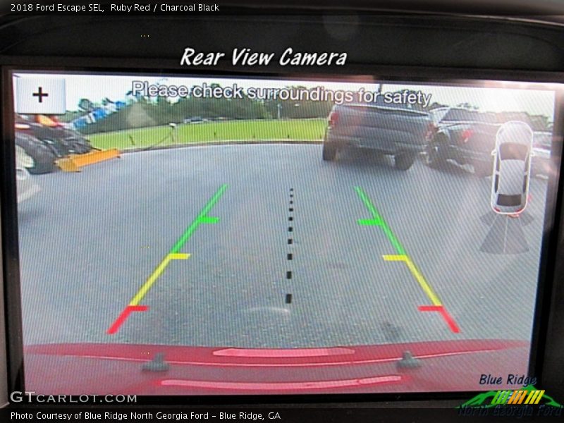 Ruby Red / Charcoal Black 2018 Ford Escape SEL