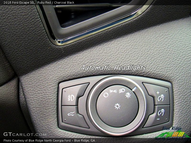 Ruby Red / Charcoal Black 2018 Ford Escape SEL