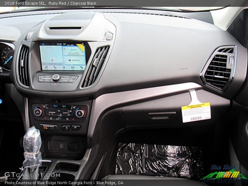 Ruby Red / Charcoal Black 2018 Ford Escape SEL