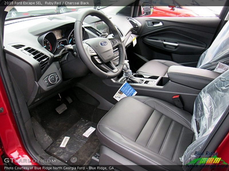 Ruby Red / Charcoal Black 2018 Ford Escape SEL