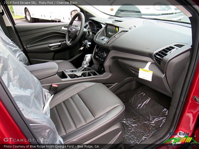 Ruby Red / Charcoal Black 2018 Ford Escape SEL