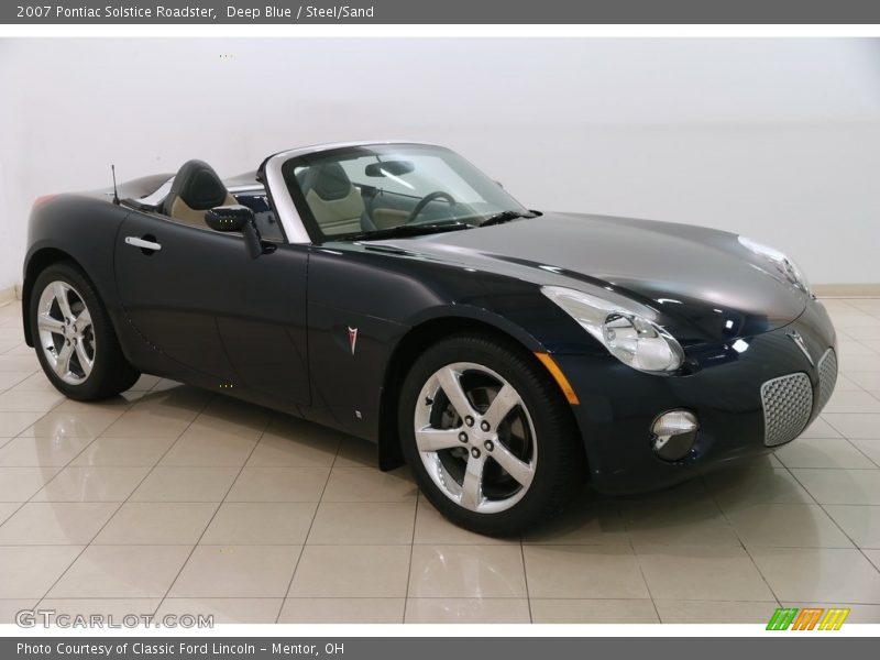 Deep Blue / Steel/Sand 2007 Pontiac Solstice Roadster