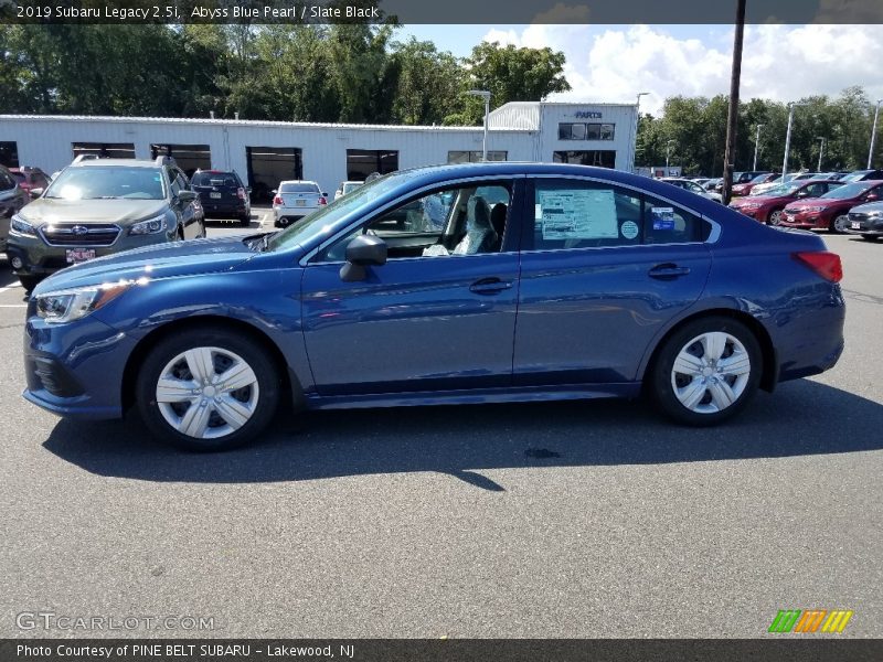 Abyss Blue Pearl / Slate Black 2019 Subaru Legacy 2.5i