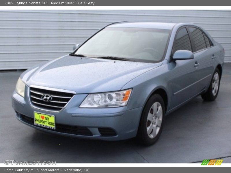 Medium Silver Blue / Gray 2009 Hyundai Sonata GLS