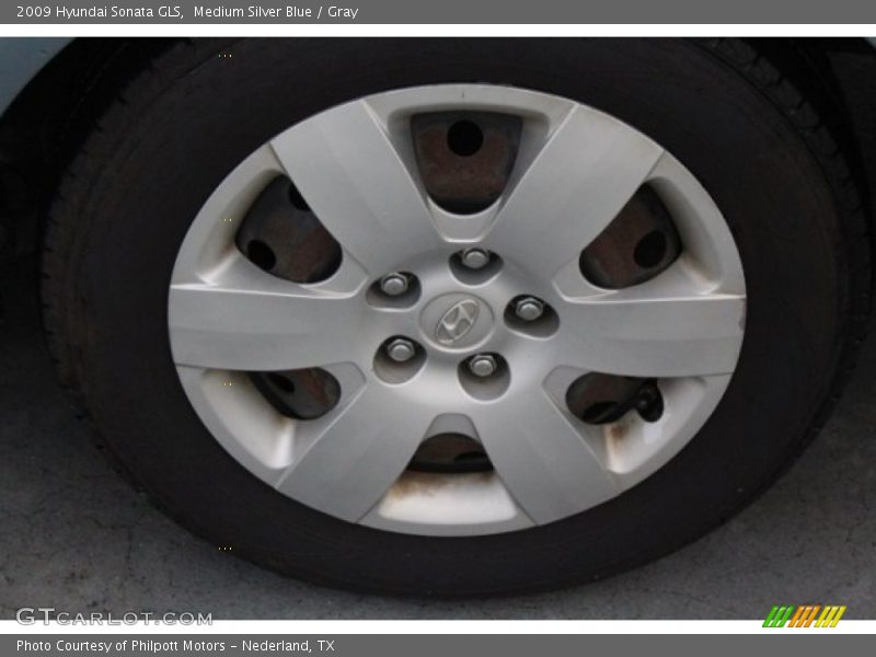 Medium Silver Blue / Gray 2009 Hyundai Sonata GLS
