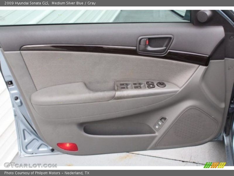 Medium Silver Blue / Gray 2009 Hyundai Sonata GLS