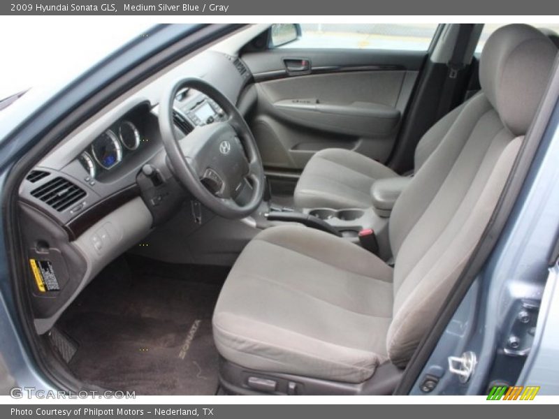 Medium Silver Blue / Gray 2009 Hyundai Sonata GLS