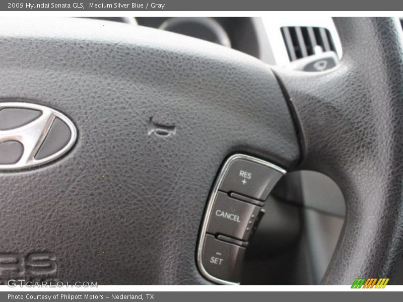 Medium Silver Blue / Gray 2009 Hyundai Sonata GLS