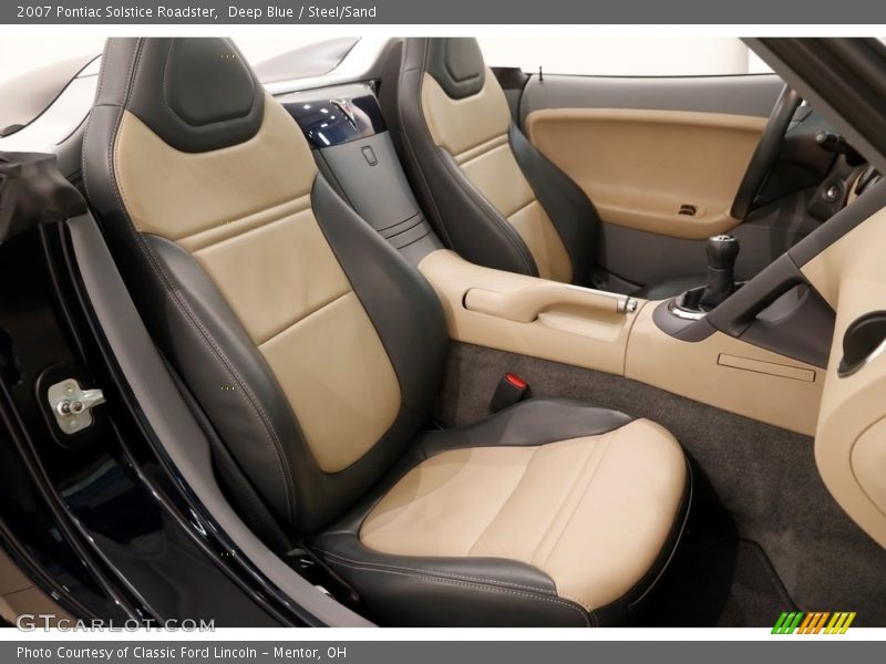 Deep Blue / Steel/Sand 2007 Pontiac Solstice Roadster