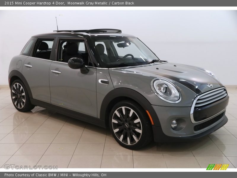 Moonwalk Gray Metallic / Carbon Black 2015 Mini Cooper Hardtop 4 Door