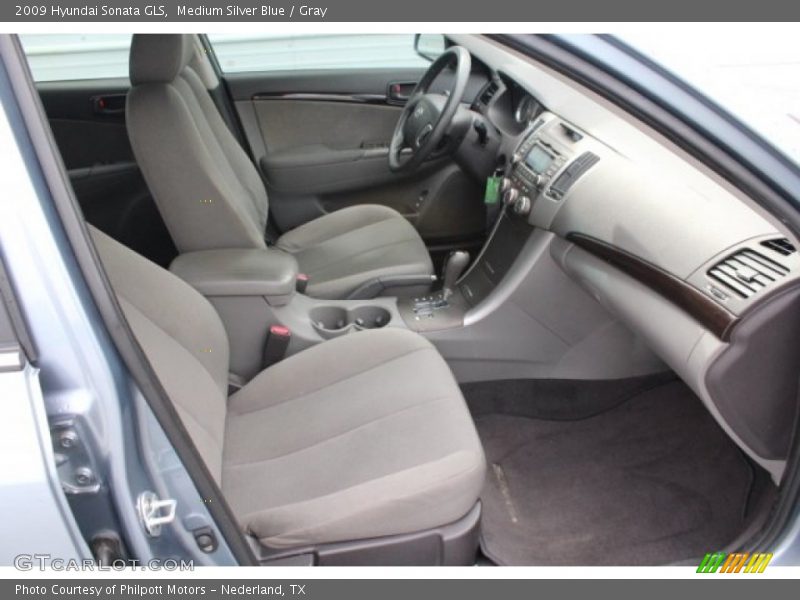 Medium Silver Blue / Gray 2009 Hyundai Sonata GLS