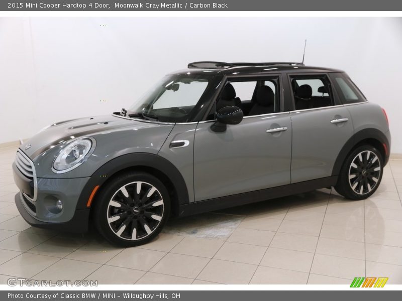 Moonwalk Gray Metallic / Carbon Black 2015 Mini Cooper Hardtop 4 Door