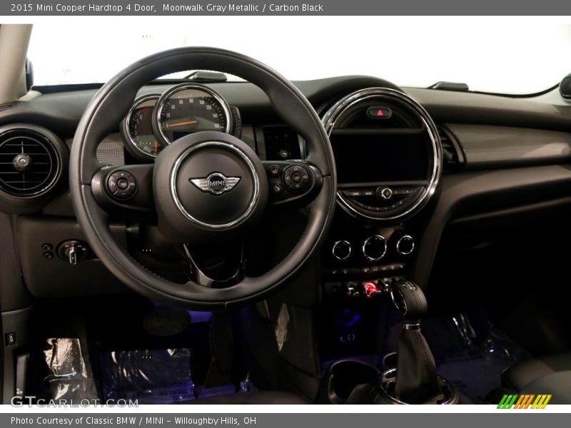 Moonwalk Gray Metallic / Carbon Black 2015 Mini Cooper Hardtop 4 Door