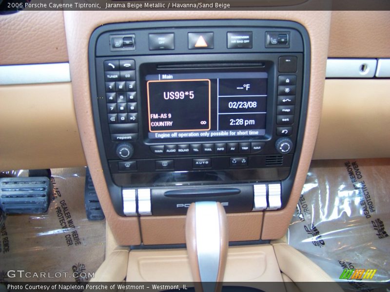 Jarama Beige Metallic / Havanna/Sand Beige 2006 Porsche Cayenne Tiptronic