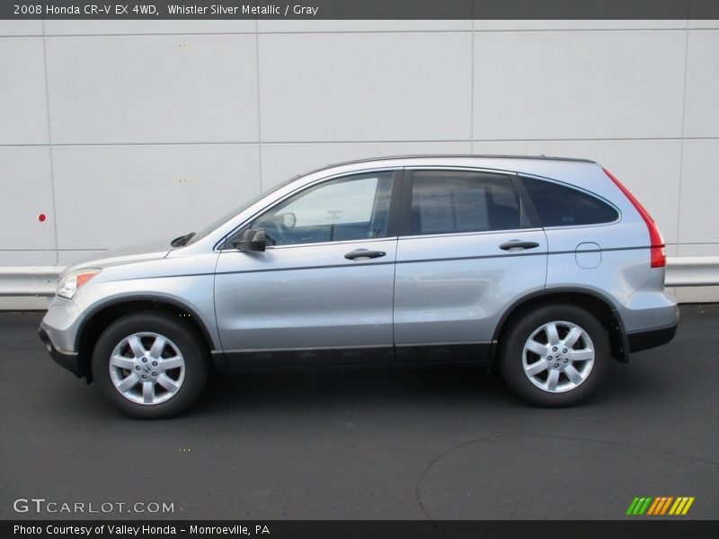 Whistler Silver Metallic / Gray 2008 Honda CR-V EX 4WD