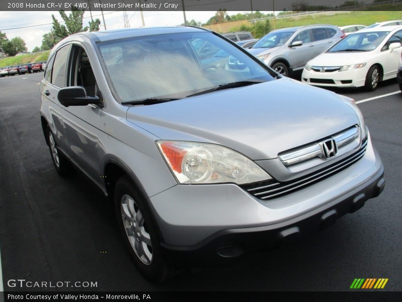 Whistler Silver Metallic / Gray 2008 Honda CR-V EX 4WD