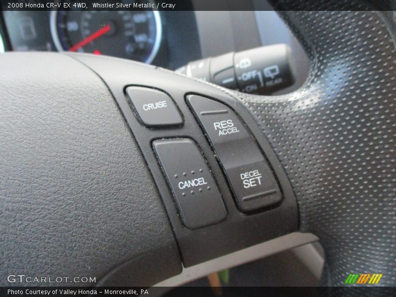Whistler Silver Metallic / Gray 2008 Honda CR-V EX 4WD