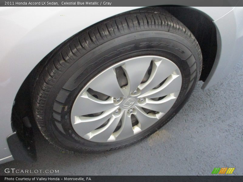 Celestial Blue Metallic / Gray 2011 Honda Accord LX Sedan