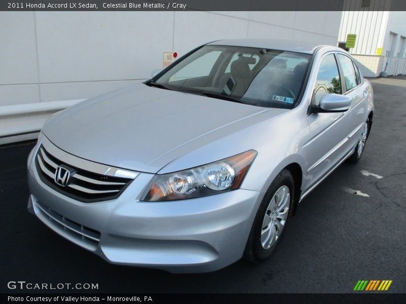 Celestial Blue Metallic / Gray 2011 Honda Accord LX Sedan