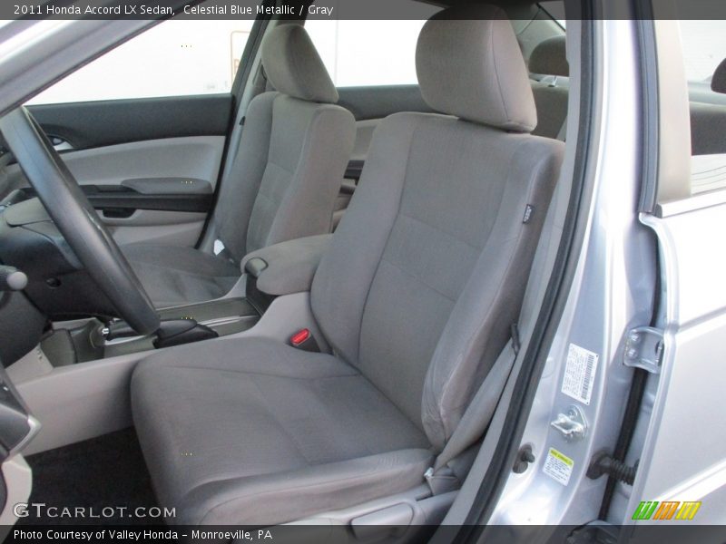 Celestial Blue Metallic / Gray 2011 Honda Accord LX Sedan