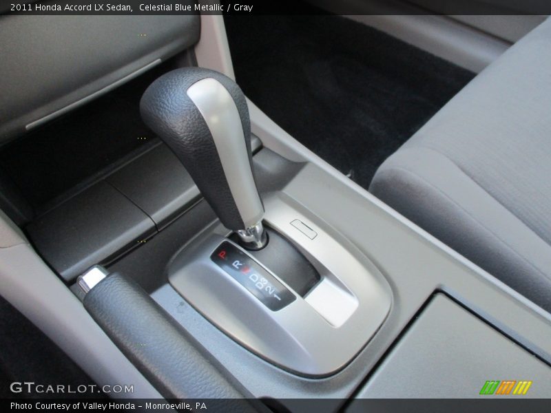 Celestial Blue Metallic / Gray 2011 Honda Accord LX Sedan
