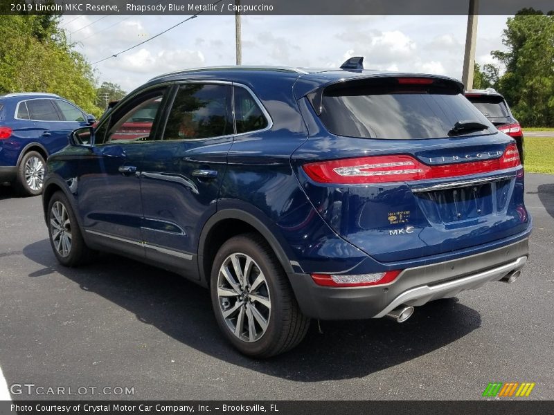 Rhapsody Blue Metallic / Cappuccino 2019 Lincoln MKC Reserve