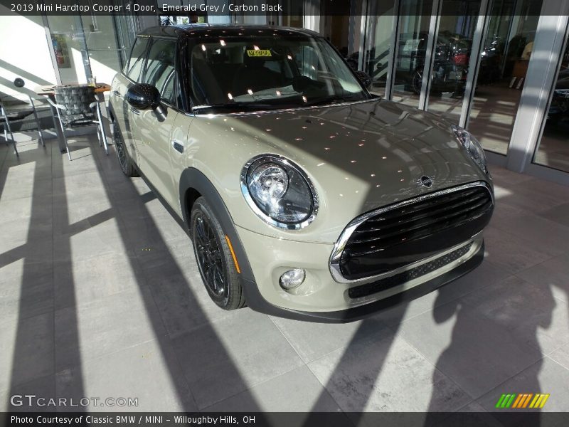Emerald Grey / Carbon Black 2019 Mini Hardtop Cooper 4 Door