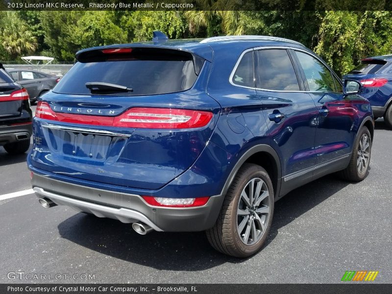 Rhapsody Blue Metallic / Cappuccino 2019 Lincoln MKC Reserve