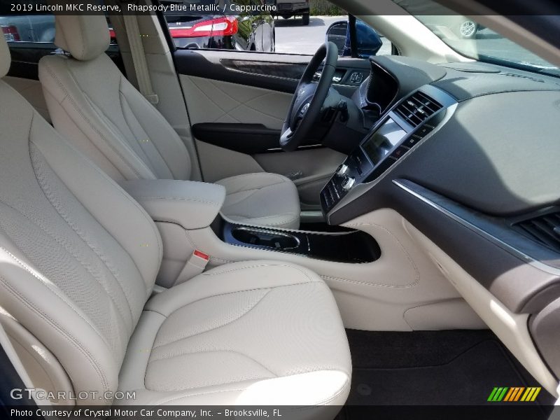 Front Seat of 2019 MKC Reserve