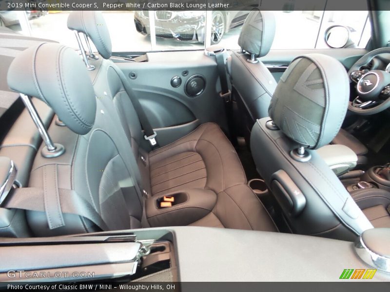Rear Seat of 2019 Convertible Cooper S