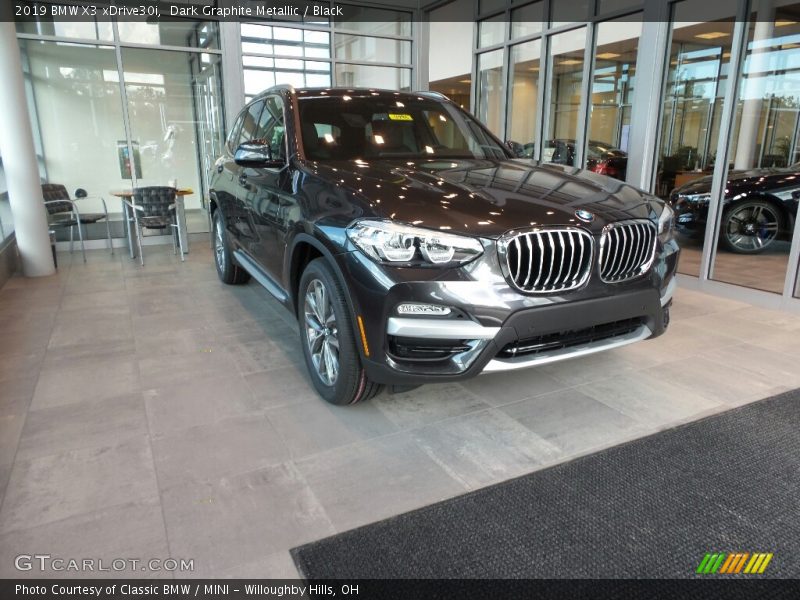 Dark Graphite Metallic / Black 2019 BMW X3 xDrive30i