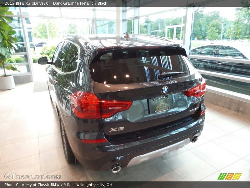 Dark Graphite Metallic / Black 2019 BMW X3 xDrive30i