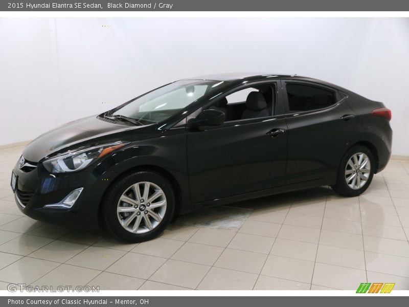 Black Diamond / Gray 2015 Hyundai Elantra SE Sedan