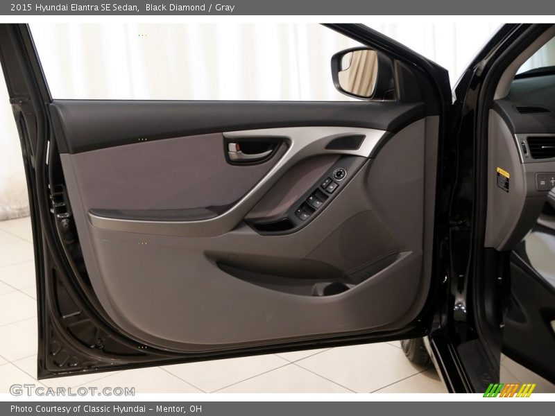 Black Diamond / Gray 2015 Hyundai Elantra SE Sedan