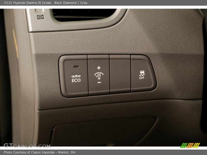 Black Diamond / Gray 2015 Hyundai Elantra SE Sedan