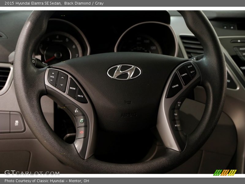 Black Diamond / Gray 2015 Hyundai Elantra SE Sedan