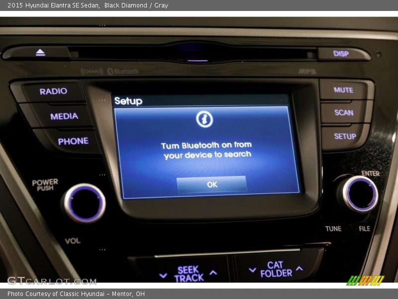 Black Diamond / Gray 2015 Hyundai Elantra SE Sedan