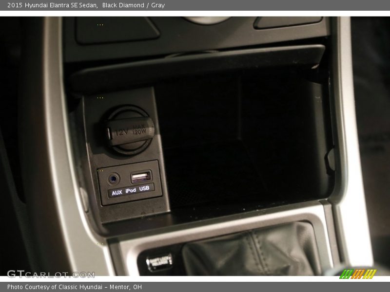 Black Diamond / Gray 2015 Hyundai Elantra SE Sedan