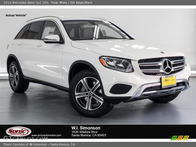 Polar White / Silk Beige/Black 2019 Mercedes-Benz GLC 300