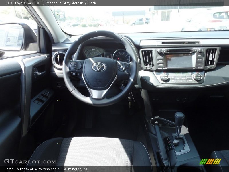 Magnetic Gray Metallic / Black 2016 Toyota RAV4 XLE