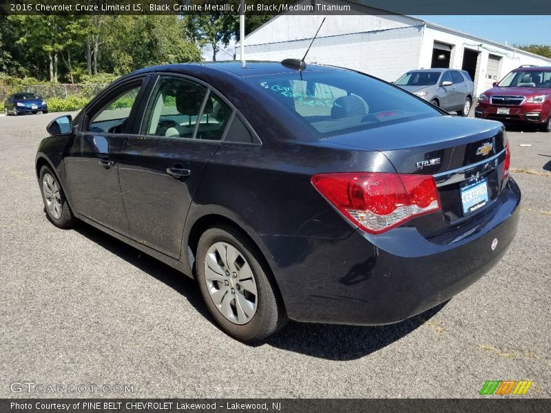 Black Granite Metallic / Jet Black/Medium Titanium 2016 Chevrolet Cruze Limited LS