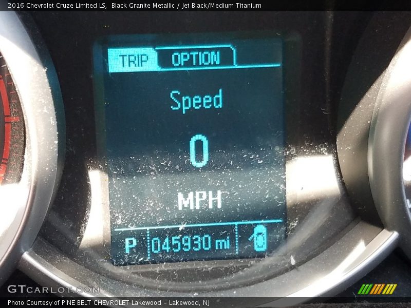 Black Granite Metallic / Jet Black/Medium Titanium 2016 Chevrolet Cruze Limited LS