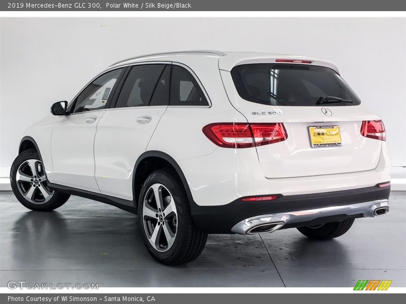 Polar White / Silk Beige/Black 2019 Mercedes-Benz GLC 300