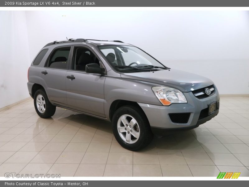 Steel Silver / Black 2009 Kia Sportage LX V6 4x4