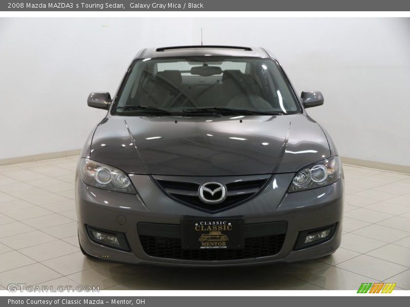 Galaxy Gray Mica / Black 2008 Mazda MAZDA3 s Touring Sedan