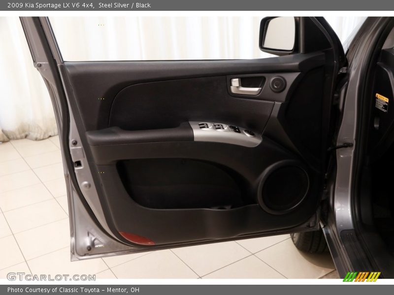 Steel Silver / Black 2009 Kia Sportage LX V6 4x4