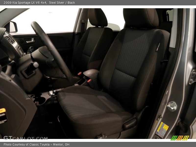 Steel Silver / Black 2009 Kia Sportage LX V6 4x4