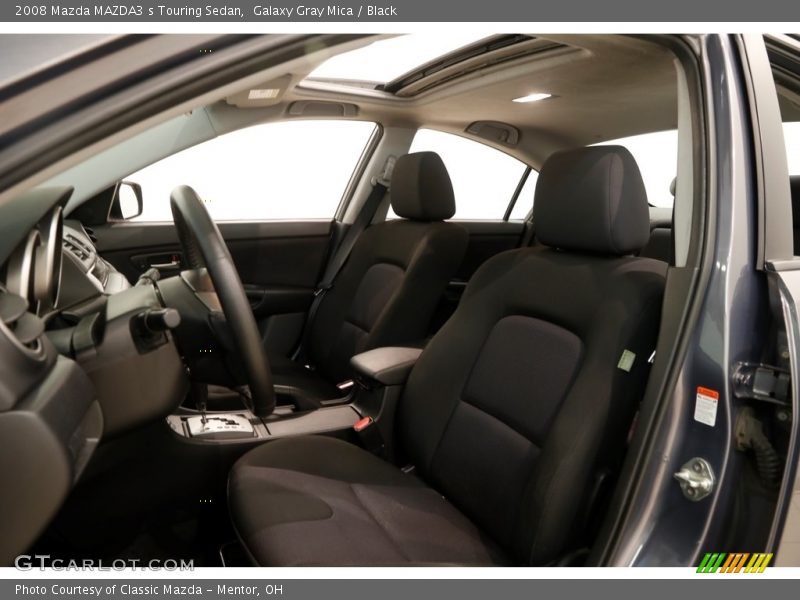 Galaxy Gray Mica / Black 2008 Mazda MAZDA3 s Touring Sedan